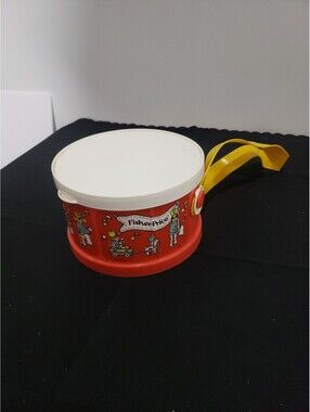 Fisher-Price Drum Vintage 1979 w/ Storage